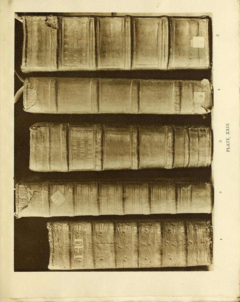 An illustration from Early Oxford bindings;, 1903, leaf 136