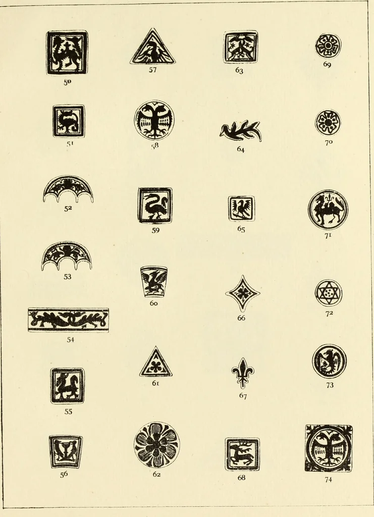 An illustration from Early Oxford bindings;, 1903, leaf 148