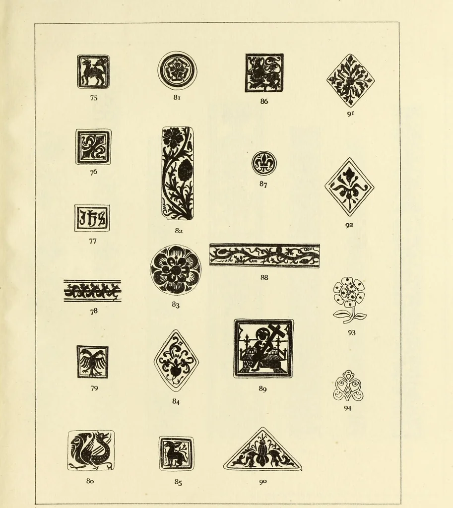 An illustration from Early Oxford bindings;, 1903, leaf 150