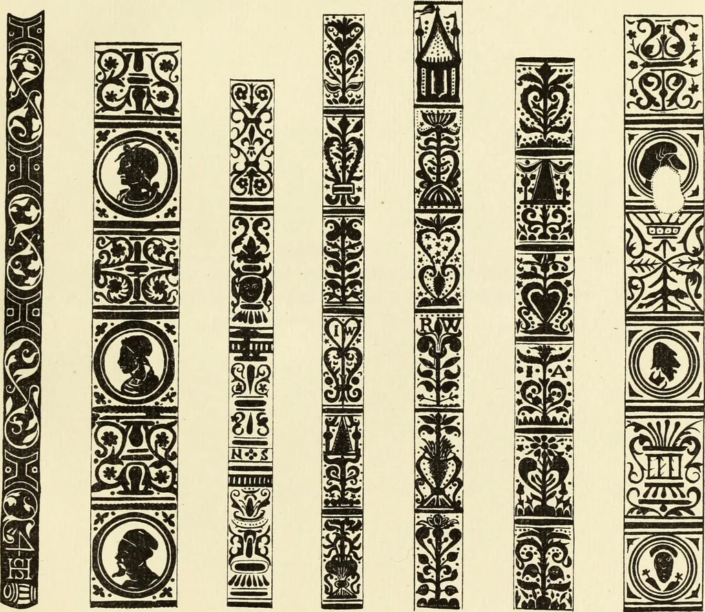 An illustration from Early Oxford bindings;, 1903, leaf 158