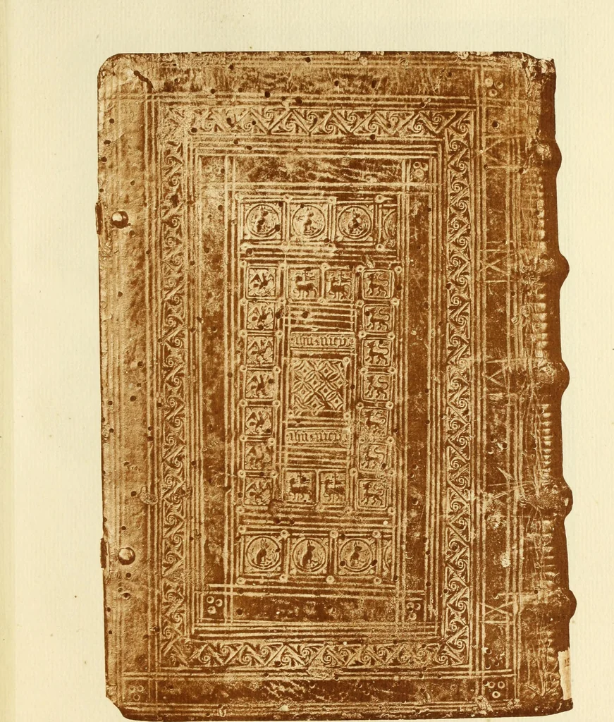 An illustration from Early Oxford bindings;, 1903, leaf 84