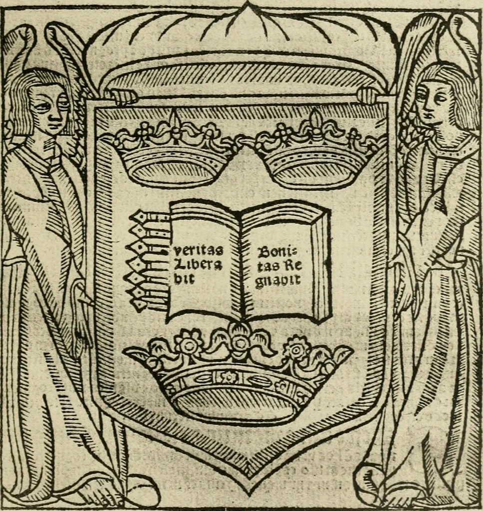 An illustration from The early Oxford press : a bibliography of printing and publishing at Oxford, '1468'-1640, with notes, appendixes and illustrations, 1895, leaf 391