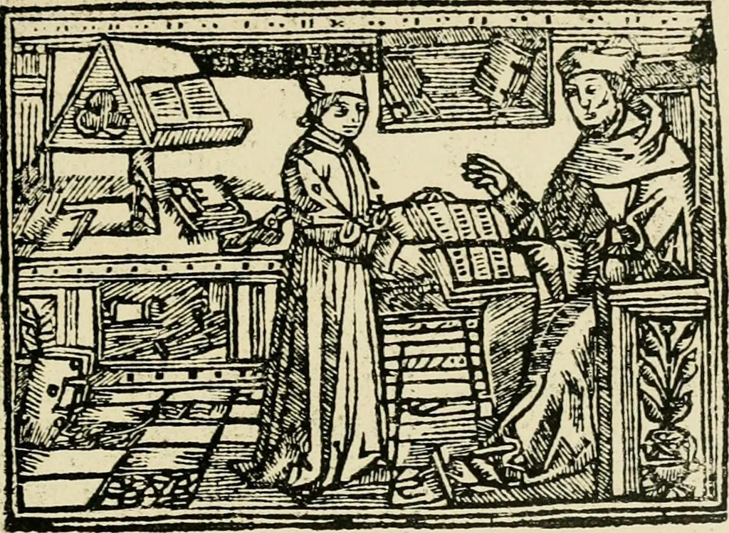 An illustration from The early Oxford press : a bibliography of printing and publishing at Oxford, '1468'-1640, with notes, appendixes and illustrations, 1895, leaf 393