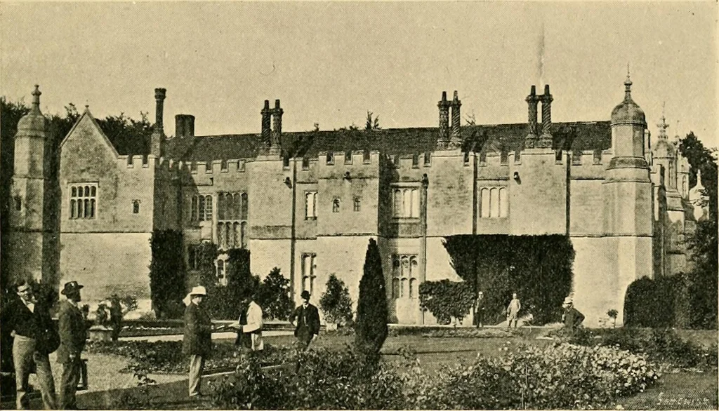An illustration from Early renaissance architecture in England; a historical & descriptive account of the Tudor, Elizabethan & Jacobean periods, 1500-1625, for the use of students and others, 1901, leaf 111