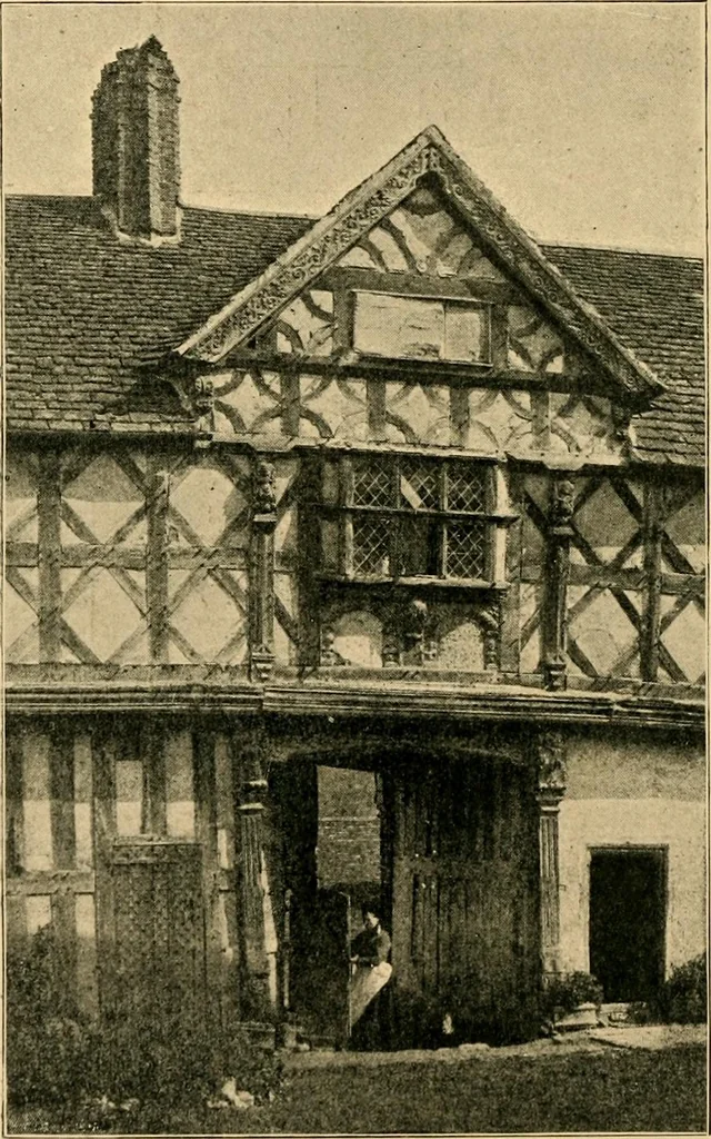An illustration from Early renaissance architecture in England; a historical & descriptive account of the Tudor, Elizabethan & Jacobean periods, 1500-1625, for the use of students and others, 1901, leaf 152