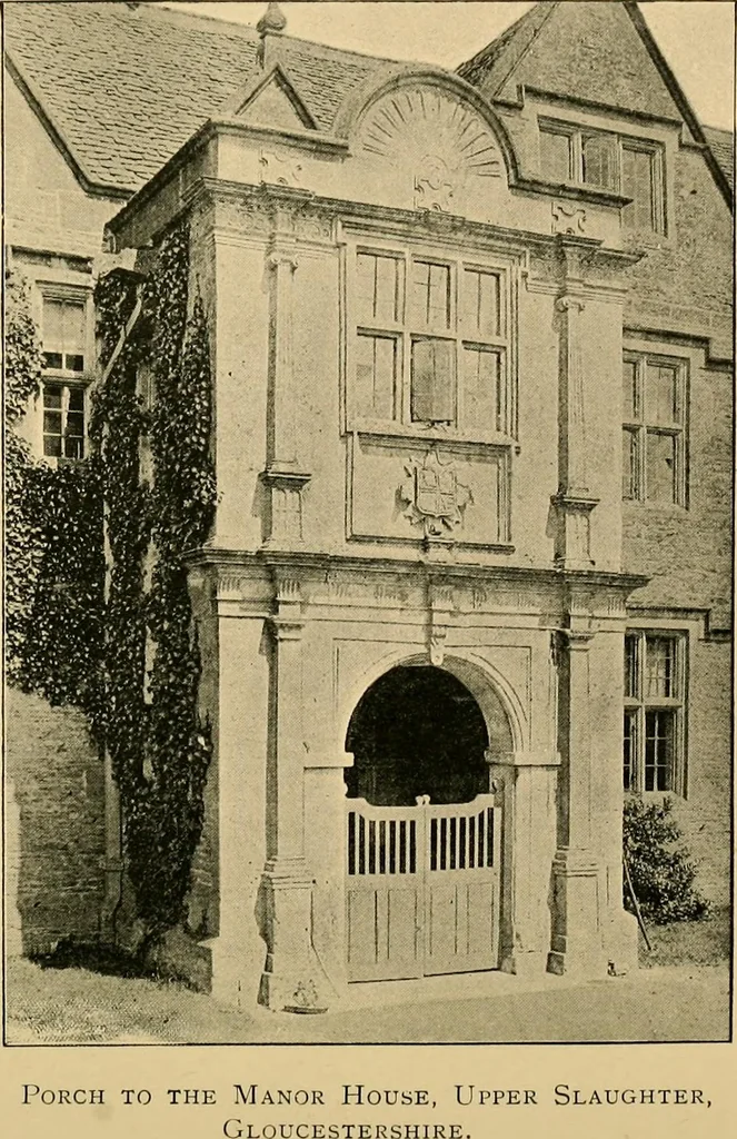 An illustration from Early renaissance architecture in England; a historical & descriptive account of the Tudor, Elizabethan & Jacobean periods, 1500-1625, for the use of students and others, 1901, leaf 164