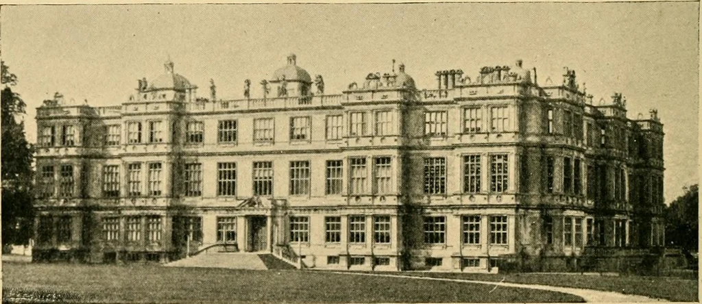 An illustration from Early renaissance architecture in England; a historical & descriptive account of the Tudor, Elizabethan & Jacobean periods, 1500-1625, for the use of students and others, 1901, leaf 176