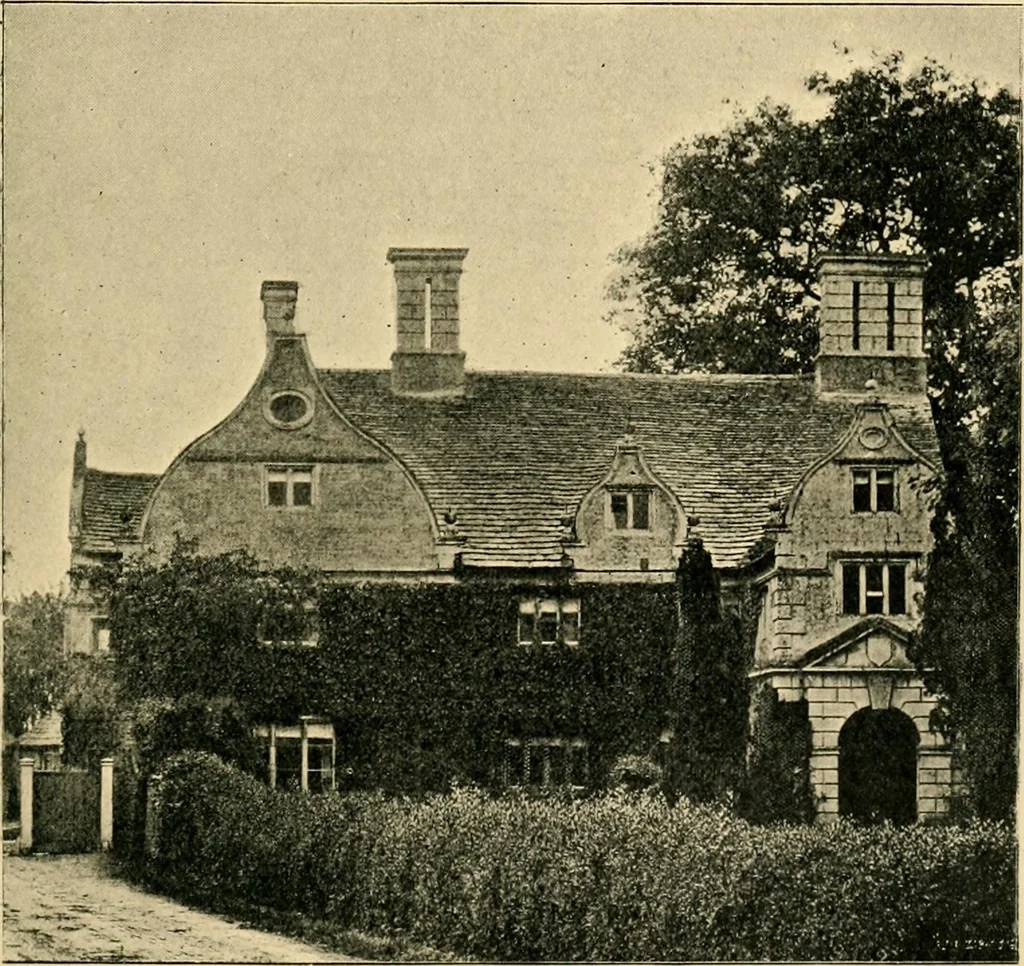 An illustration from Early renaissance architecture in England; a historical & descriptive account of the Tudor, Elizabethan & Jacobean periods, 1500-1625, for the use of students and others, 1901, leaf 185
