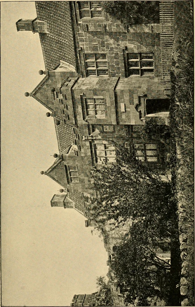 An illustration from Early renaissance architecture in England; a historical & descriptive account of the Tudor, Elizabethan & Jacobean periods, 1500-1625, for the use of students and others, 1901, leaf 193