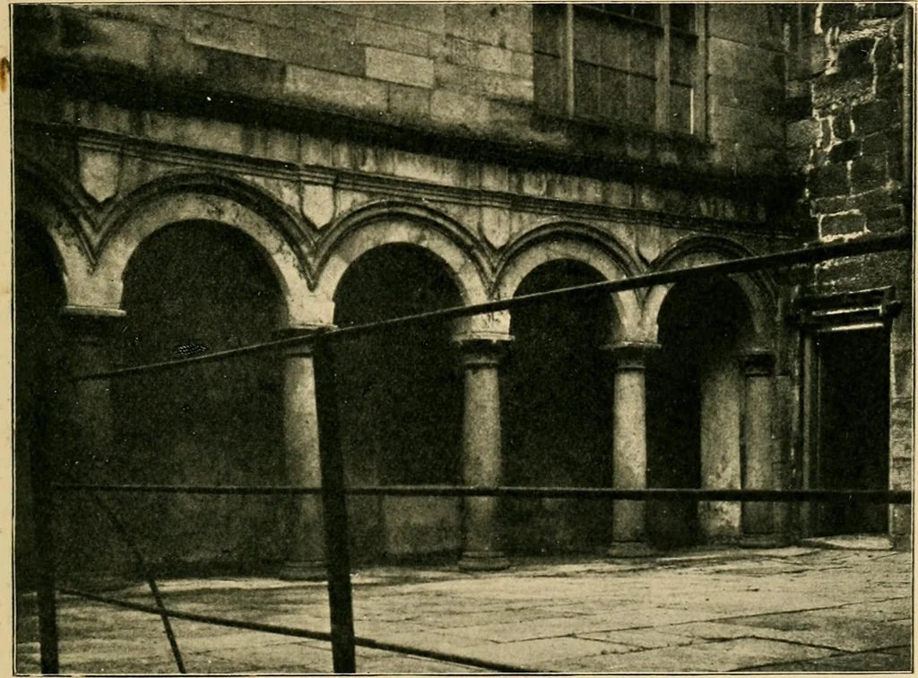 An illustration from Early renaissance architecture in England; a historical & descriptive account of the Tudor, Elizabethan & Jacobean periods, 1500-1625, for the use of students and others, 1901, leaf 197