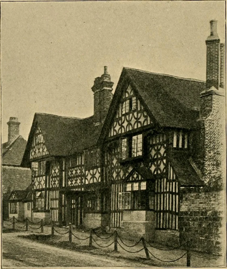 An illustration from Early renaissance architecture in England; a historical & descriptive account of the Tudor, Elizabethan & Jacobean periods, 1500-1625, for the use of students and others, 1901, leaf 198
