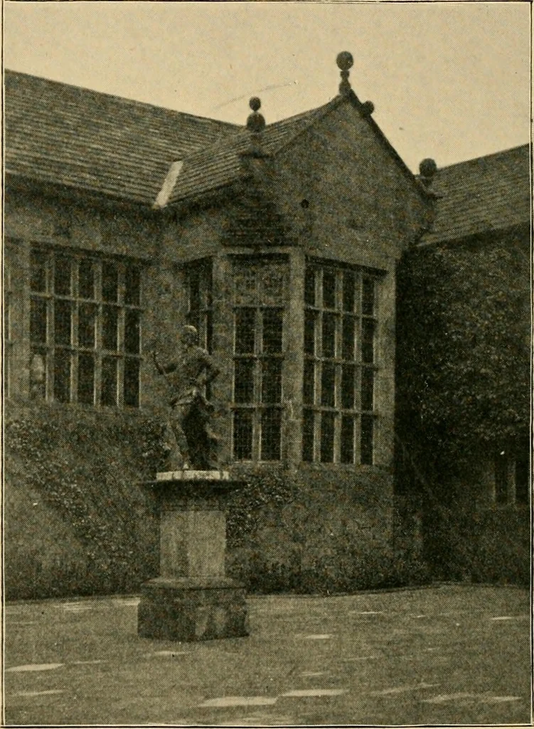An illustration from Early renaissance architecture in England; a historical & descriptive account of the Tudor, Elizabethan & Jacobean periods, 1500-1625, for the use of students and others, 1901, leaf 200
