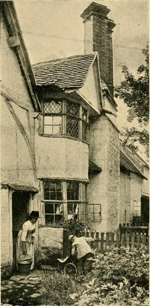 An illustration from Early renaissance architecture in England; a historical & descriptive account of the Tudor, Elizabethan & Jacobean periods, 1500-1625, for the use of students and others, 1901, leaf 209