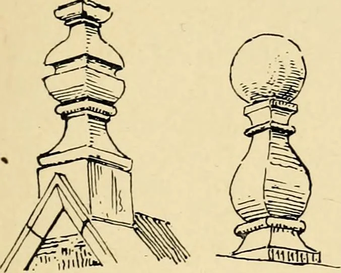 An illustration from Early renaissance architecture in England; a historical & descriptive account of the Tudor, Elizabethan & Jacobean periods, 1500-1625, for the use of students and others, 1901, leaf 213