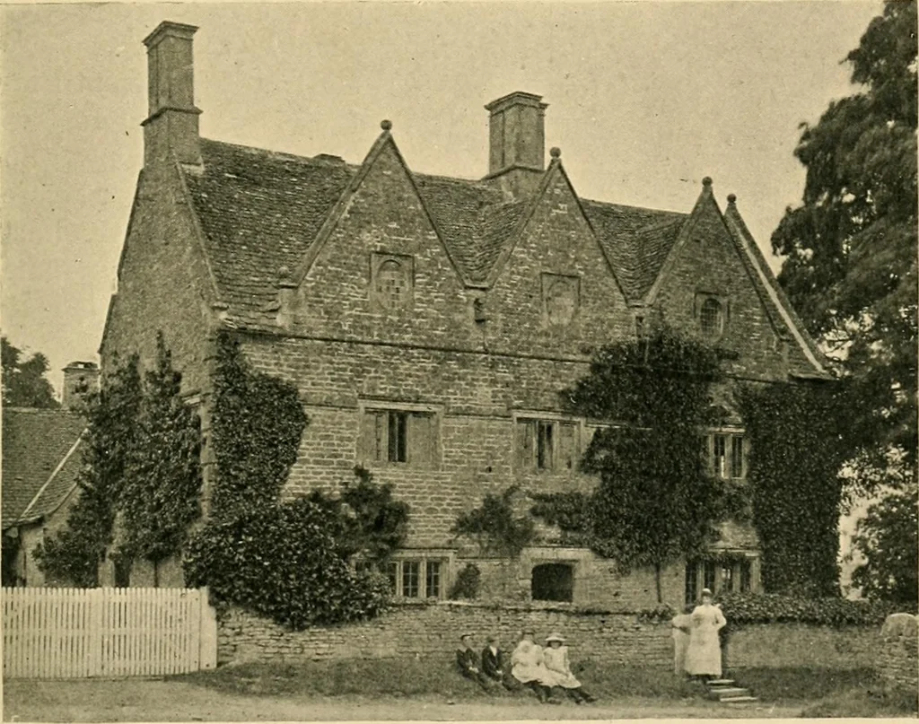 An illustration from Early renaissance architecture in England; a historical & descriptive account of the Tudor, Elizabethan & Jacobean periods, 1500-1625, for the use of students and others, 1901, leaf 213