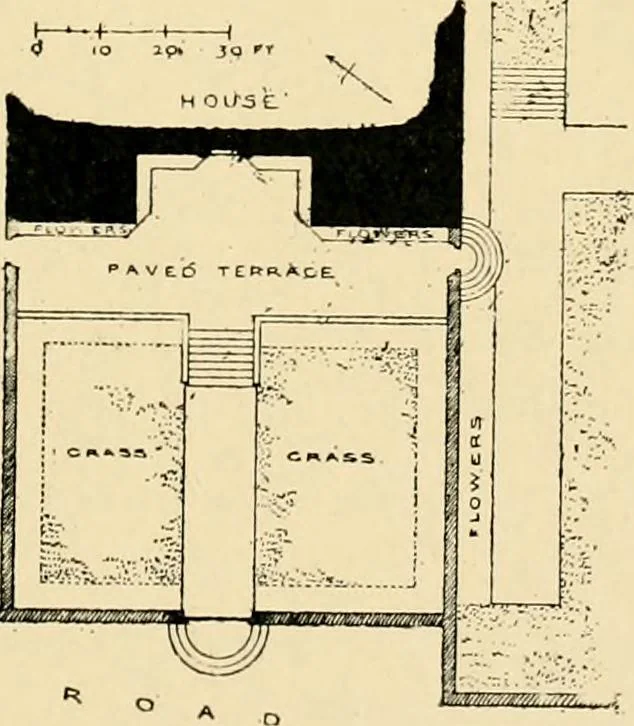 An illustration from Early renaissance architecture in England; a historical & descriptive account of the Tudor, Elizabethan & Jacobean periods, 1500-1625, for the use of students and others, 1901, leaf 243