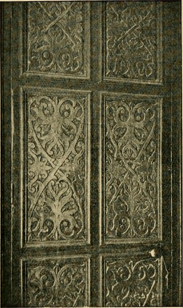 An illustration from Early renaissance architecture in England; a historical & descriptive account of the Tudor, Elizabethan & Jacobean periods, 1500-1625, for the use of students and others, 1901, leaf 258