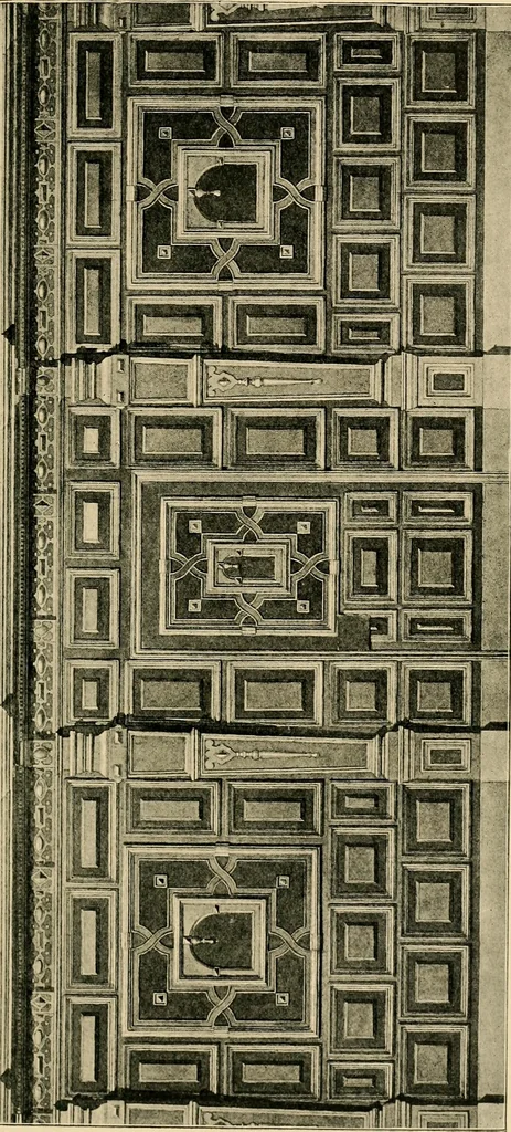 An illustration from Early renaissance architecture in England; a historical & descriptive account of the Tudor, Elizabethan & Jacobean periods, 1500-1625, for the use of students and others, 1901, leaf 269