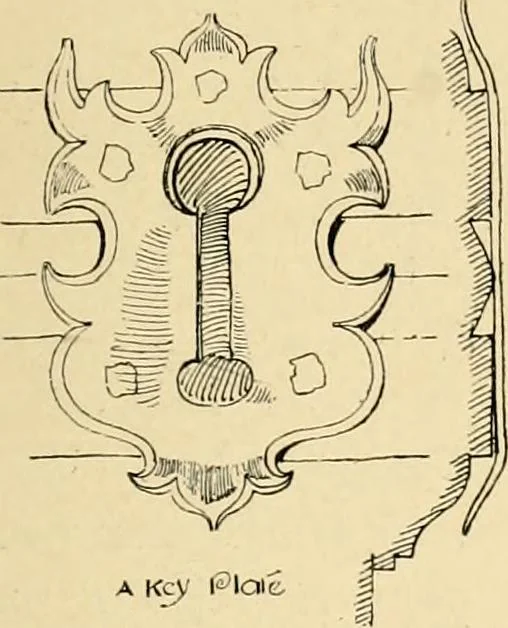 An illustration from Early renaissance architecture in England; a historical & descriptive account of the Tudor, Elizabethan & Jacobean periods, 1500-1625, for the use of students and others, 1901, leaf 301