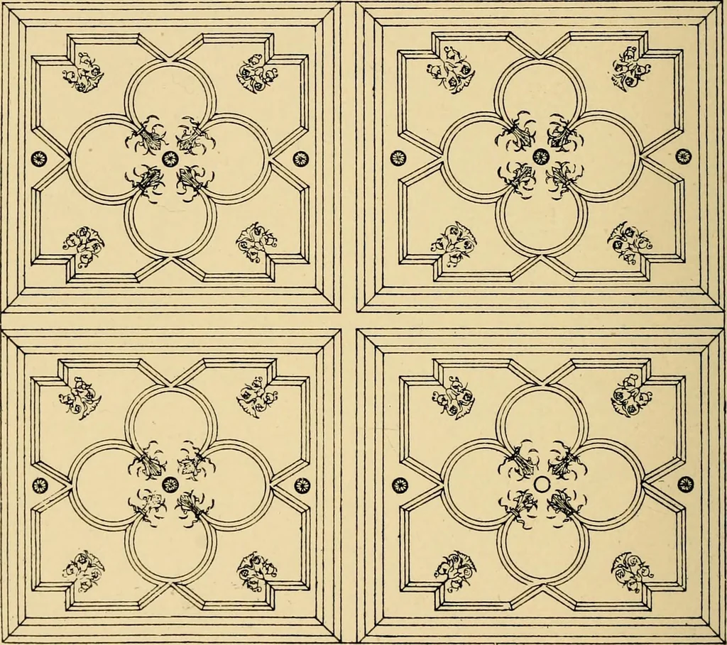 An illustration from Early renaissance architecture in England; a historical & descriptive account of the Tudor, Elizabethan & Jacobean periods, 1500-1625, for the use of students and others, 1901, leaf 344