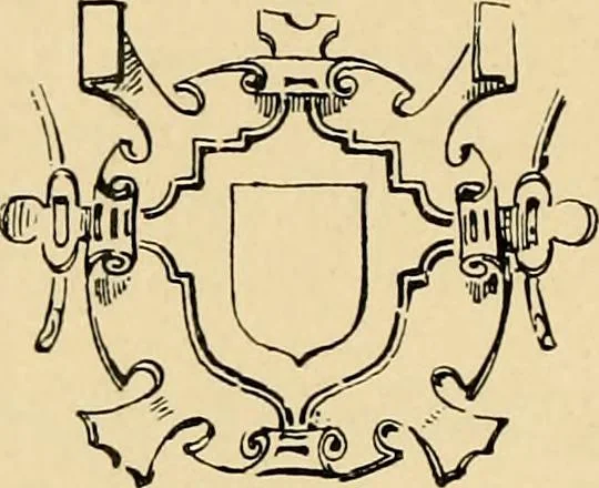 An illustration from Early renaissance architecture in England; a historical & descriptive account of the Tudor, Elizabethan & Jacobean periods, 1500-1625, for the use of students and others, 1901, leaf 352