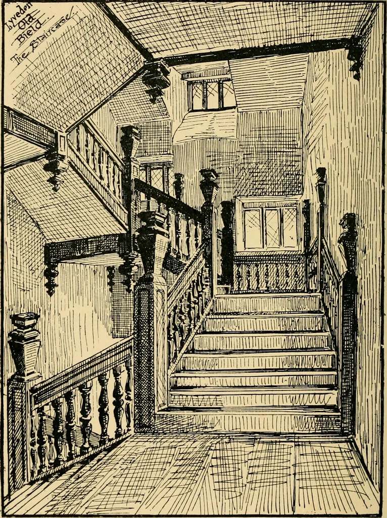 An illustration from Early renaissance architecture in England; a historical & descriptive account of the Tudor, Elizabethan & Jacobean periods, 1500-1625, for the use of students and others, 1901, leaf 354