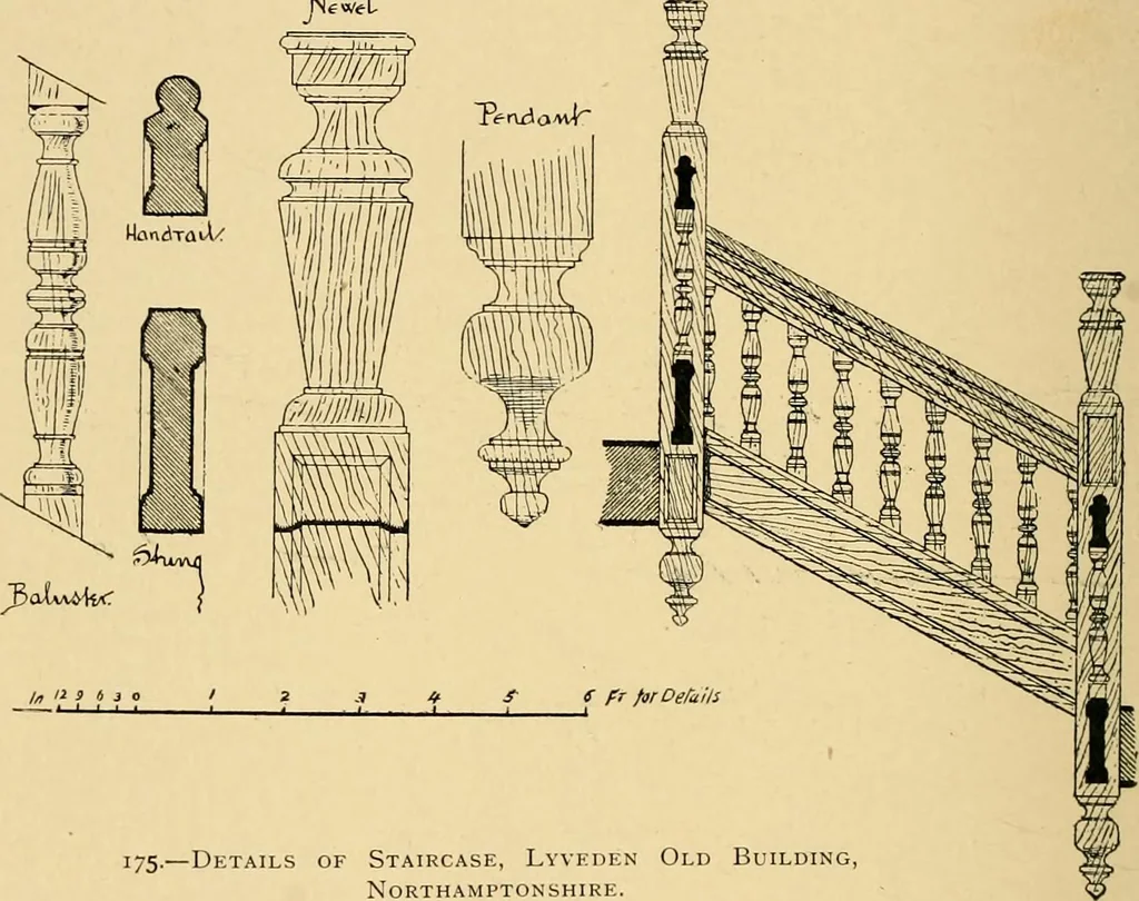 An illustration from Early renaissance architecture in England; a historical & descriptive account of the Tudor, Elizabethan & Jacobean periods, 1500-1625, for the use of students and others, 1901, leaf 358
