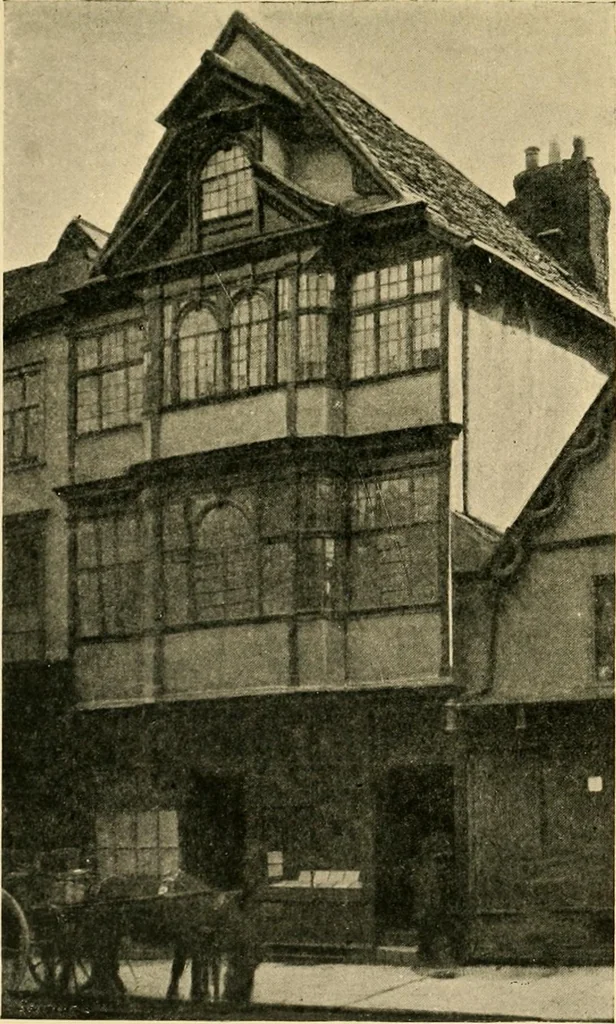 An illustration from Early renaissance architecture in England; a historical & descriptive account of the Tudor, Elizabethan & Jacobean periods, 1500-1625, for the use of students and others, 1901, leaf 385