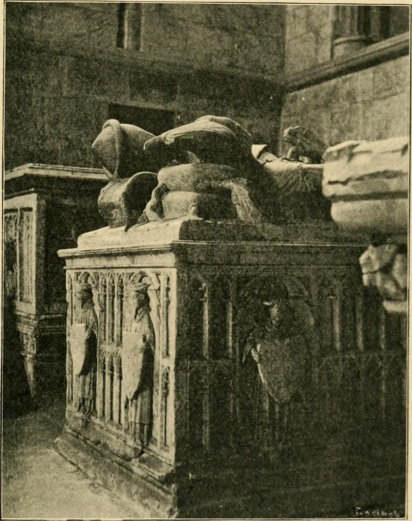 An illustration from Early renaissance architecture in England; a historical & descriptive account of the Tudor, Elizabethan & Jacobean periods, 1500-1625, for the use of students and others, 1901, leaf 39