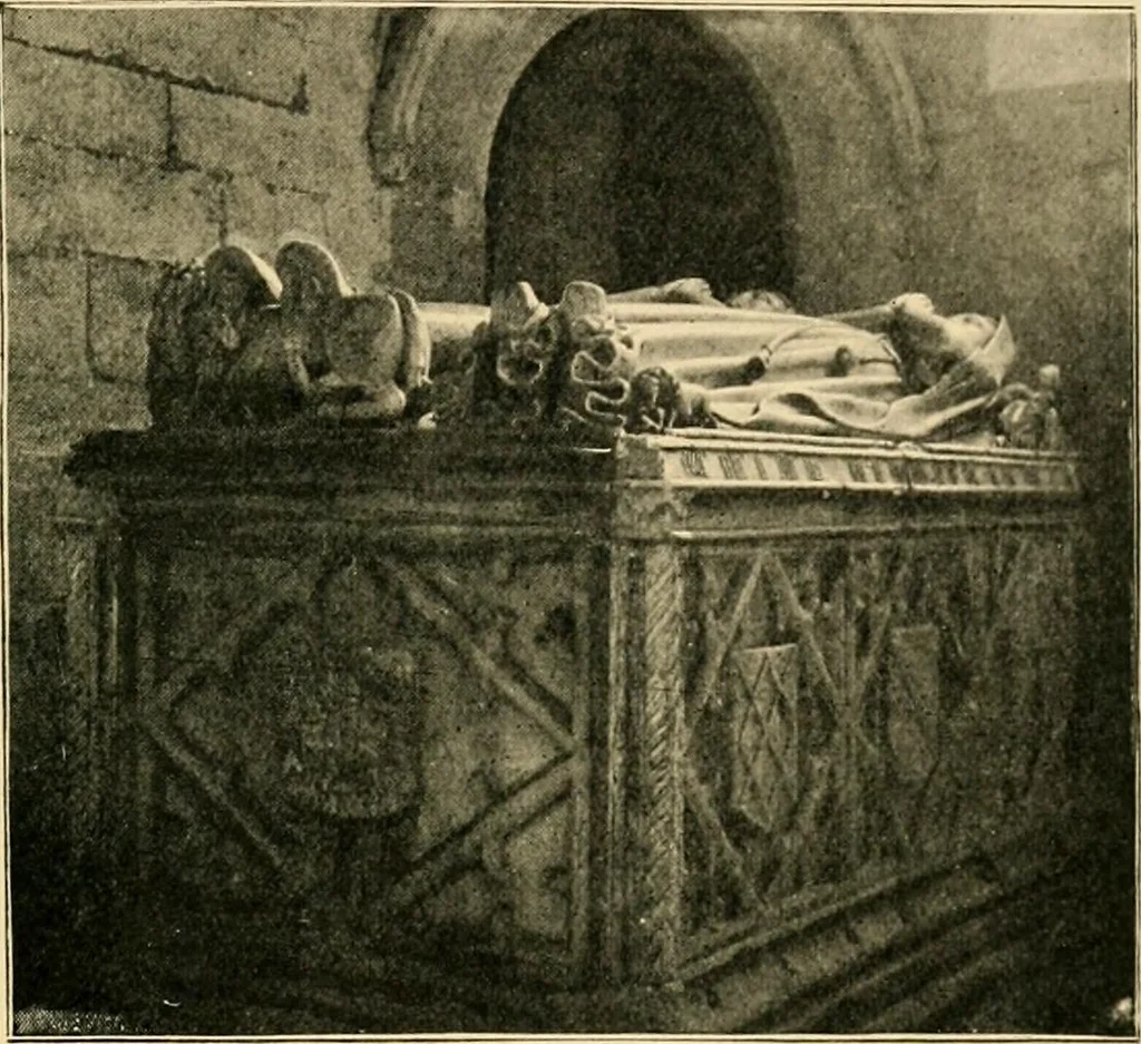 An illustration from Early renaissance architecture in England; a historical & descriptive account of the Tudor, Elizabethan & Jacobean periods, 1500-1625, for the use of students and others, 1901, leaf 41