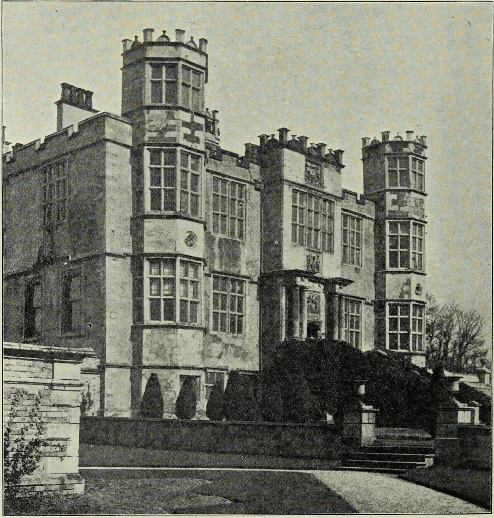 An illustration from Early renaissance architecture in England; a historical & descriptive account of the Tudor, Elizabethan & Jacobean periods, 1500-1625, for the use of students and others, 1901, leaf 138