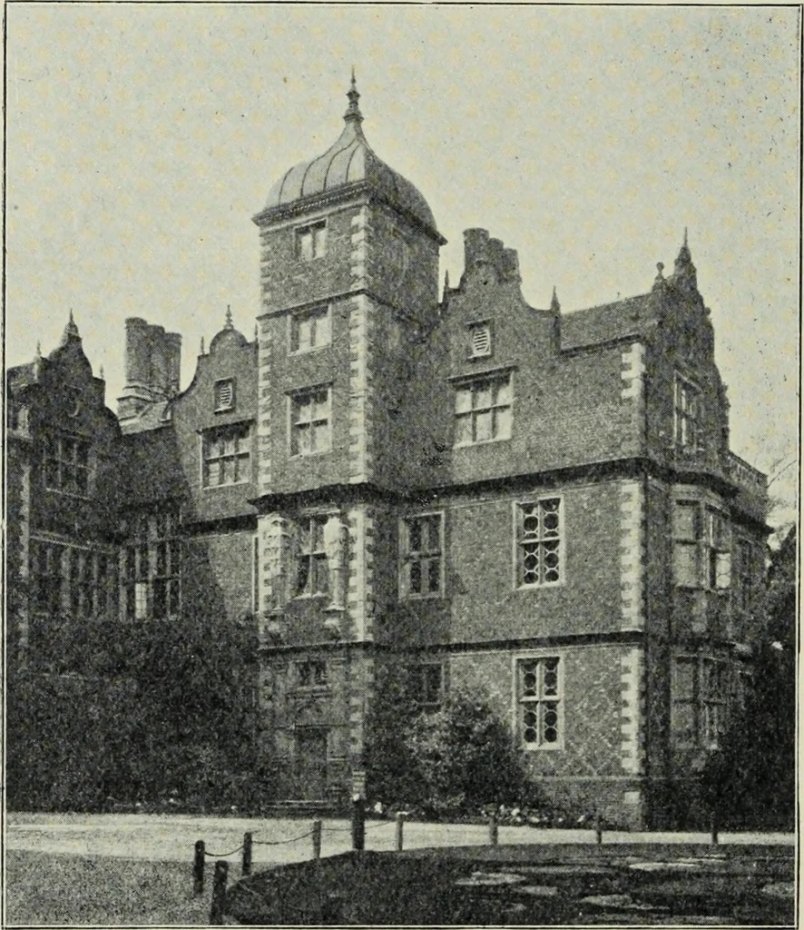 An illustration from Early renaissance architecture in England; a historical & descriptive account of the Tudor, Elizabethan & Jacobean periods, 1500-1625, for the use of students and others, 1901, leaf 144