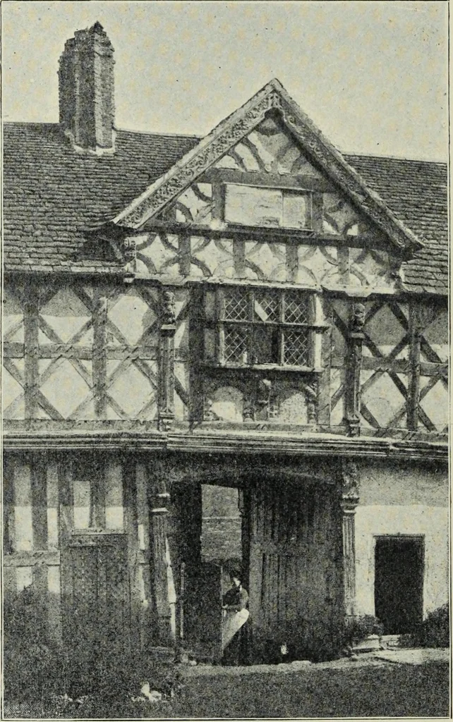 An illustration from Early renaissance architecture in England; a historical & descriptive account of the Tudor, Elizabethan & Jacobean periods, 1500-1625, for the use of students and others, 1901, leaf 150