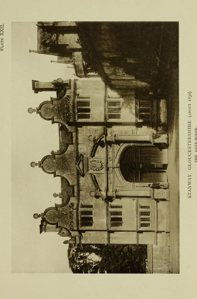An illustration from Early renaissance architecture in England; a historical & descriptive account of the Tudor, Elizabethan & Jacobean periods, 1500-1625, for the use of students and others, 1901, leaf 151