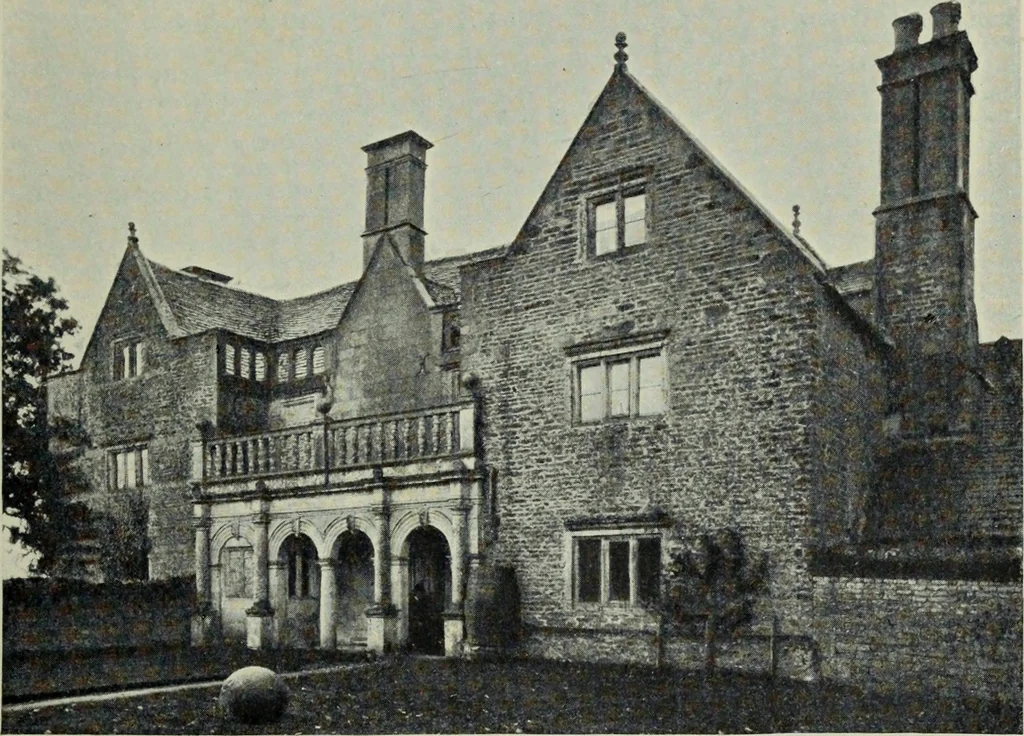 An illustration from Early renaissance architecture in England; a historical & descriptive account of the Tudor, Elizabethan & Jacobean periods, 1500-1625, for the use of students and others, 1901, leaf 169