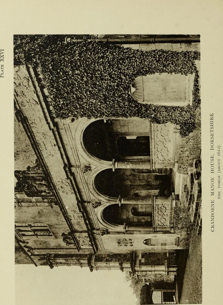 An illustration from Early renaissance architecture in England; a historical & descriptive account of the Tudor, Elizabethan & Jacobean periods, 1500-1625, for the use of students and others, 1901, leaf 172
