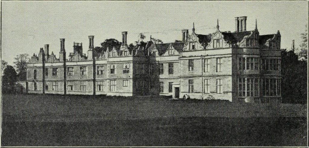 An illustration from Early renaissance architecture in England; a historical & descriptive account of the Tudor, Elizabethan & Jacobean periods, 1500-1625, for the use of students and others, 1901, leaf 178
