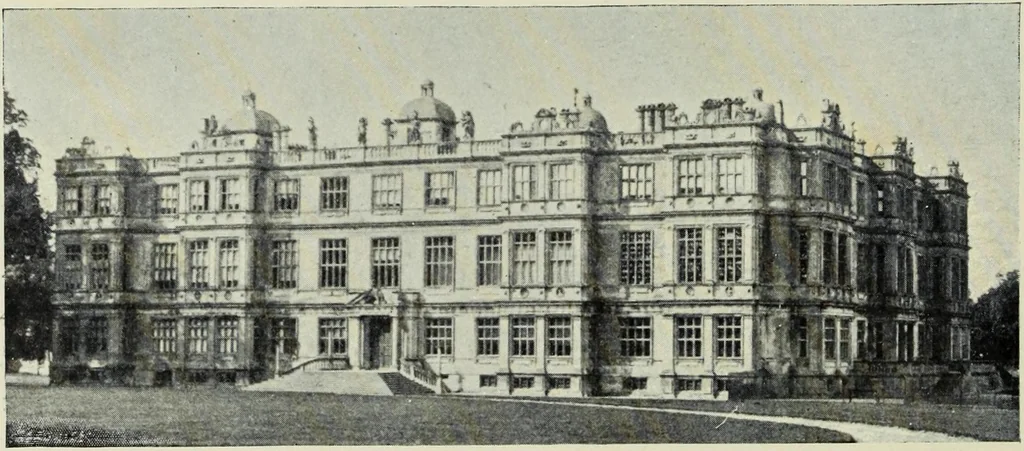 An illustration from Early renaissance architecture in England; a historical & descriptive account of the Tudor, Elizabethan & Jacobean periods, 1500-1625, for the use of students and others, 1901, leaf 178