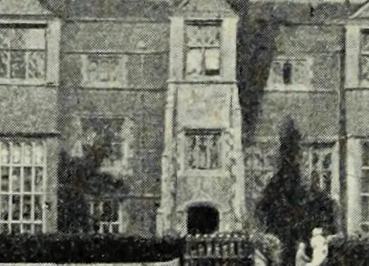 An illustration from Early renaissance architecture in England; a historical & descriptive account of the Tudor, Elizabethan & Jacobean periods, 1500-1625, for the use of students and others, 1901, leaf 186