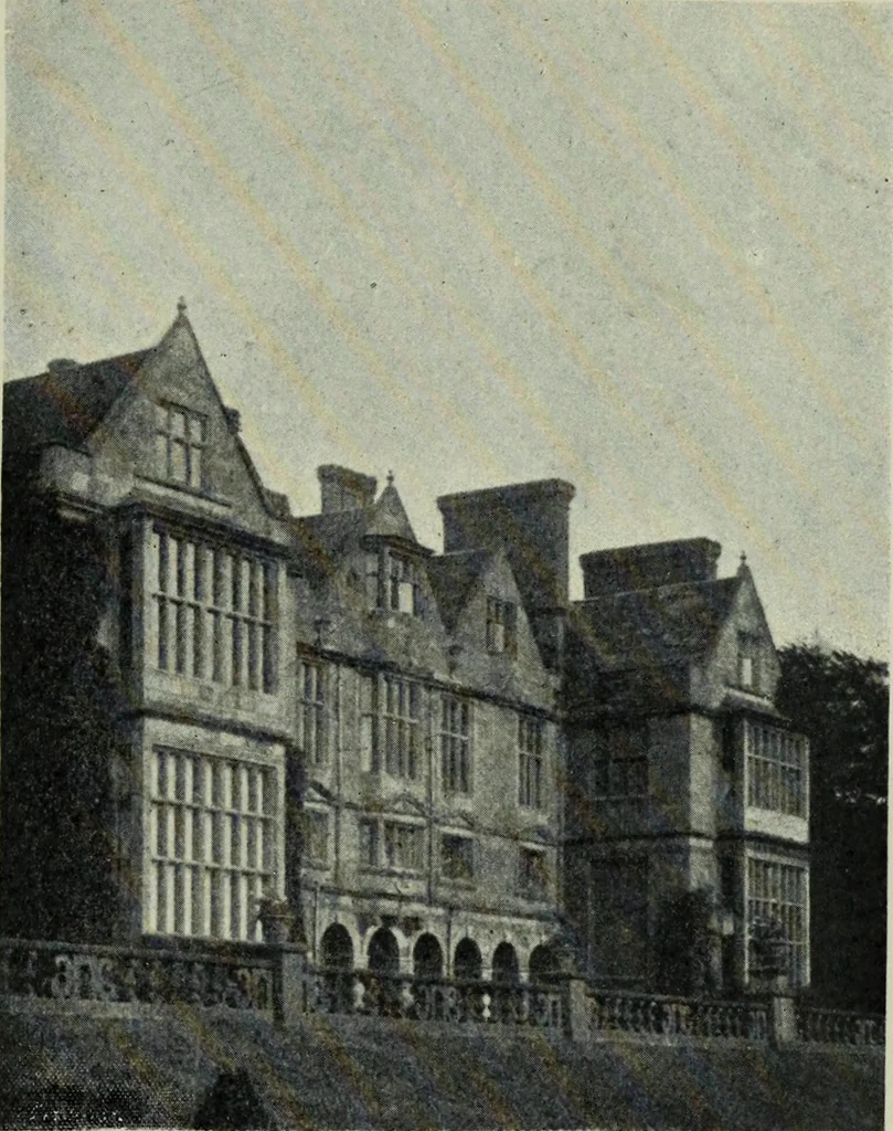 An illustration from Early renaissance architecture in England; a historical & descriptive account of the Tudor, Elizabethan & Jacobean periods, 1500-1625, for the use of students and others, 1901, leaf 193