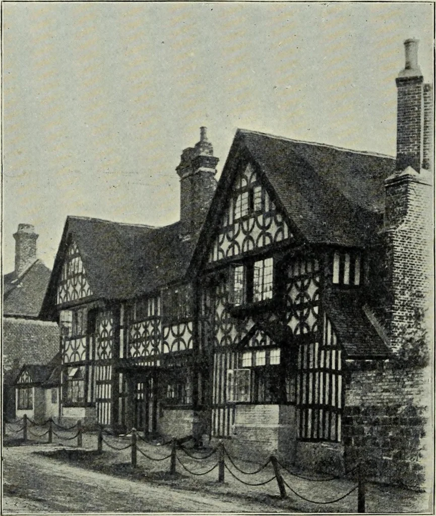 An illustration from Early renaissance architecture in England; a historical & descriptive account of the Tudor, Elizabethan & Jacobean periods, 1500-1625, for the use of students and others, 1901, leaf 200