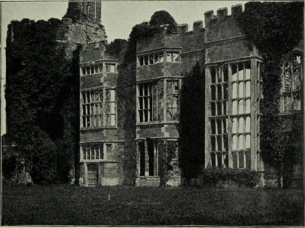 An illustration from Early renaissance architecture in England; a historical & descriptive account of the Tudor, Elizabethan & Jacobean periods, 1500-1625, for the use of students and others, 1901, leaf 201