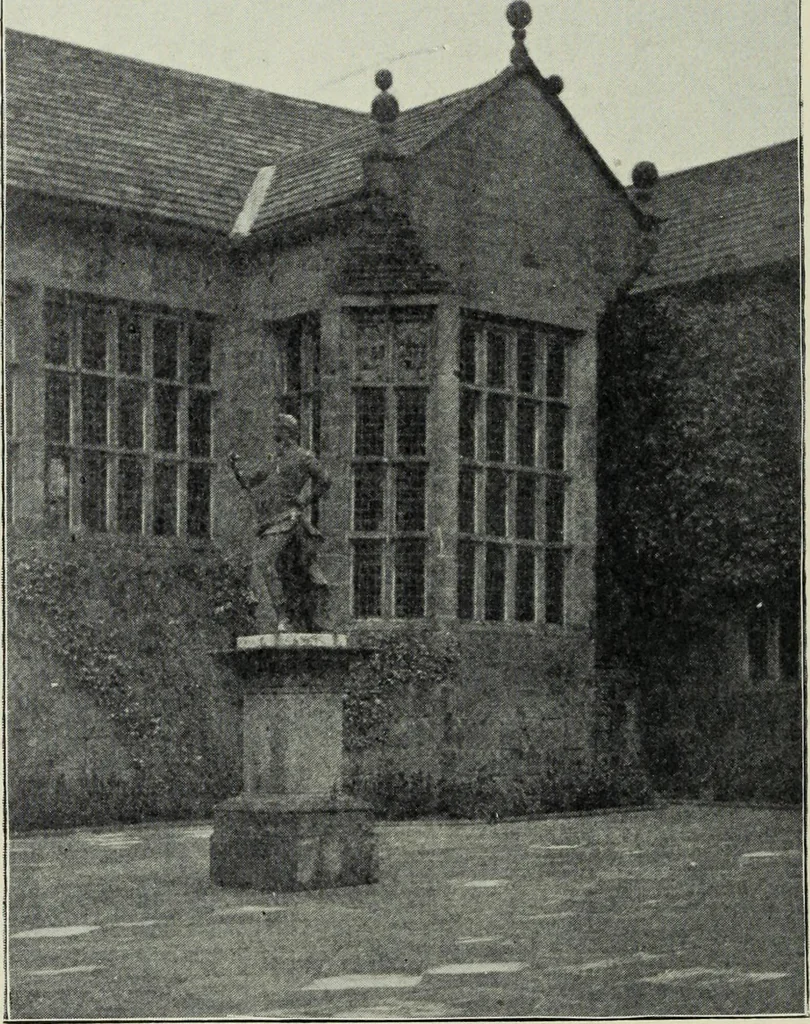 An illustration from Early renaissance architecture in England; a historical & descriptive account of the Tudor, Elizabethan & Jacobean periods, 1500-1625, for the use of students and others, 1901, leaf 202