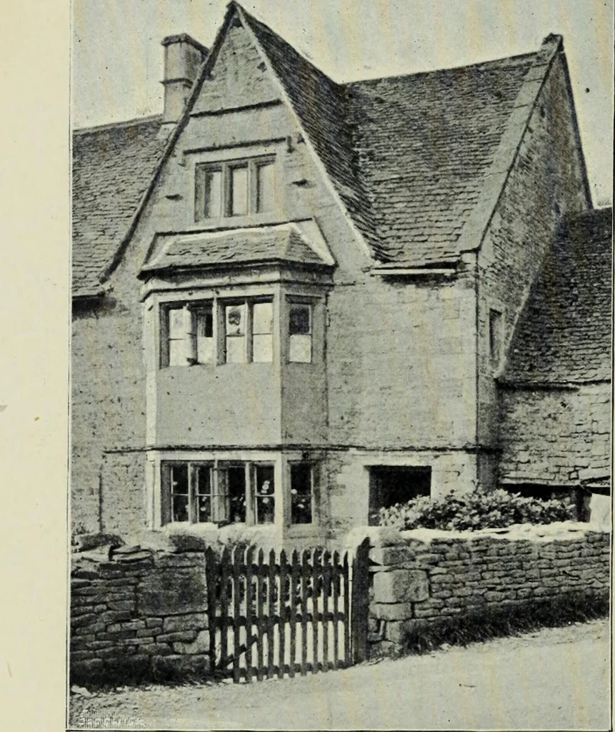 An illustration from Early renaissance architecture in England; a historical & descriptive account of the Tudor, Elizabethan & Jacobean periods, 1500-1625, for the use of students and others, 1901, leaf 206