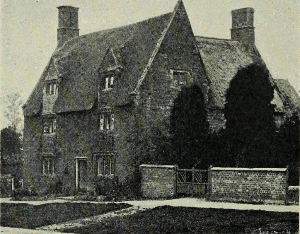 An illustration from Early renaissance architecture in England; a historical & descriptive account of the Tudor, Elizabethan & Jacobean periods, 1500-1625, for the use of students and others, 1901, leaf 214