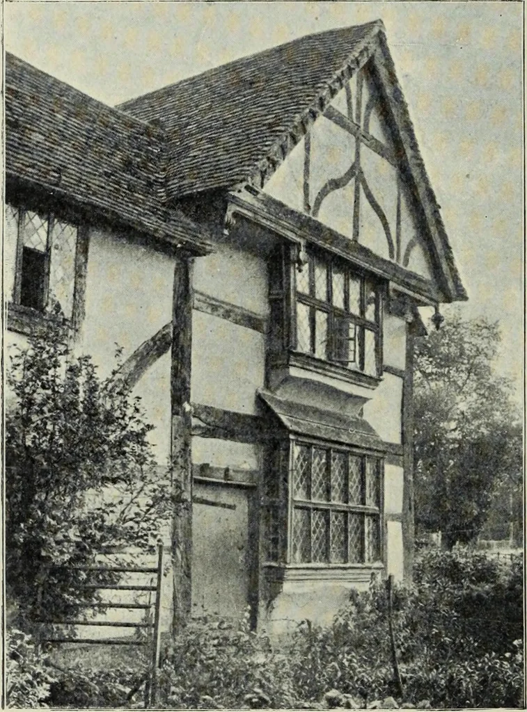 An illustration from Early renaissance architecture in England; a historical & descriptive account of the Tudor, Elizabethan & Jacobean periods, 1500-1625, for the use of students and others, 1901, leaf 220