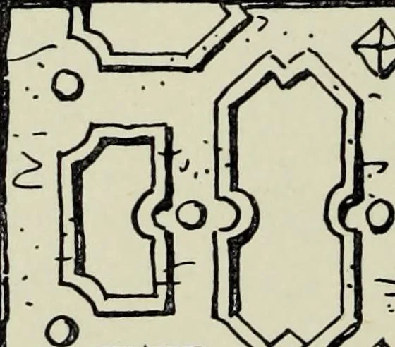 An illustration from Early renaissance architecture in England; a historical & descriptive account of the Tudor, Elizabethan & Jacobean periods, 1500-1625, for the use of students and others, 1901, leaf 224