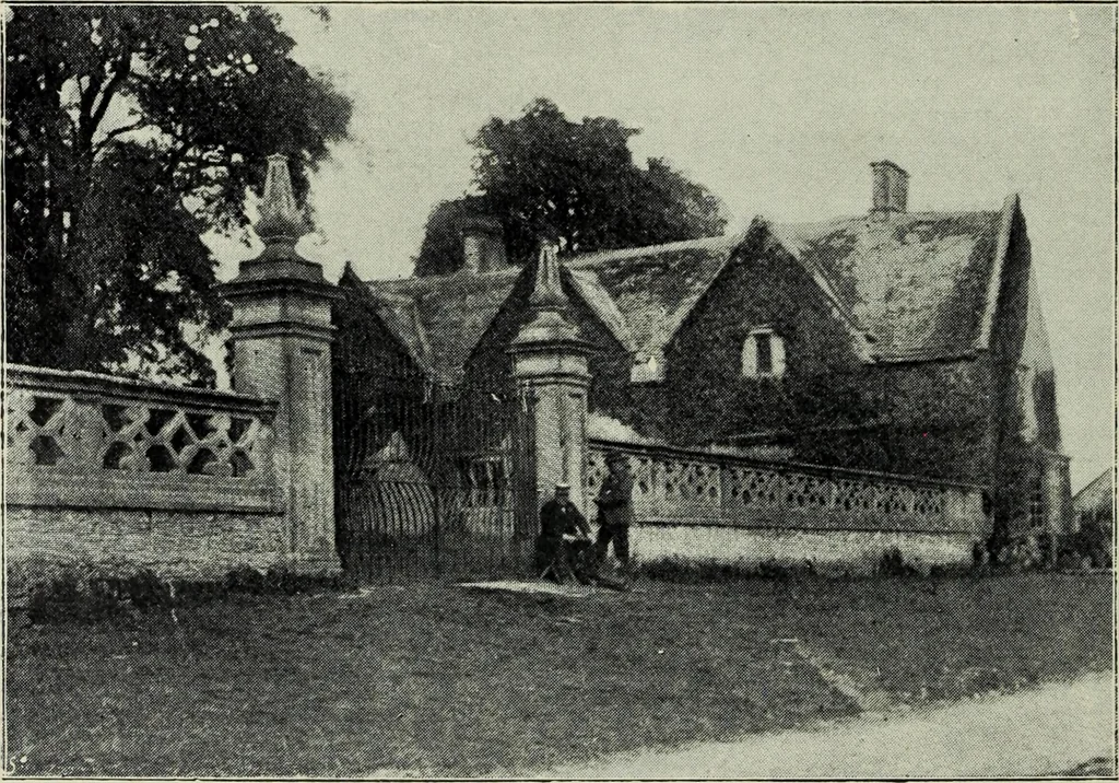 An illustration from Early renaissance architecture in England; a historical & descriptive account of the Tudor, Elizabethan & Jacobean periods, 1500-1625, for the use of students and others, 1901, leaf 238