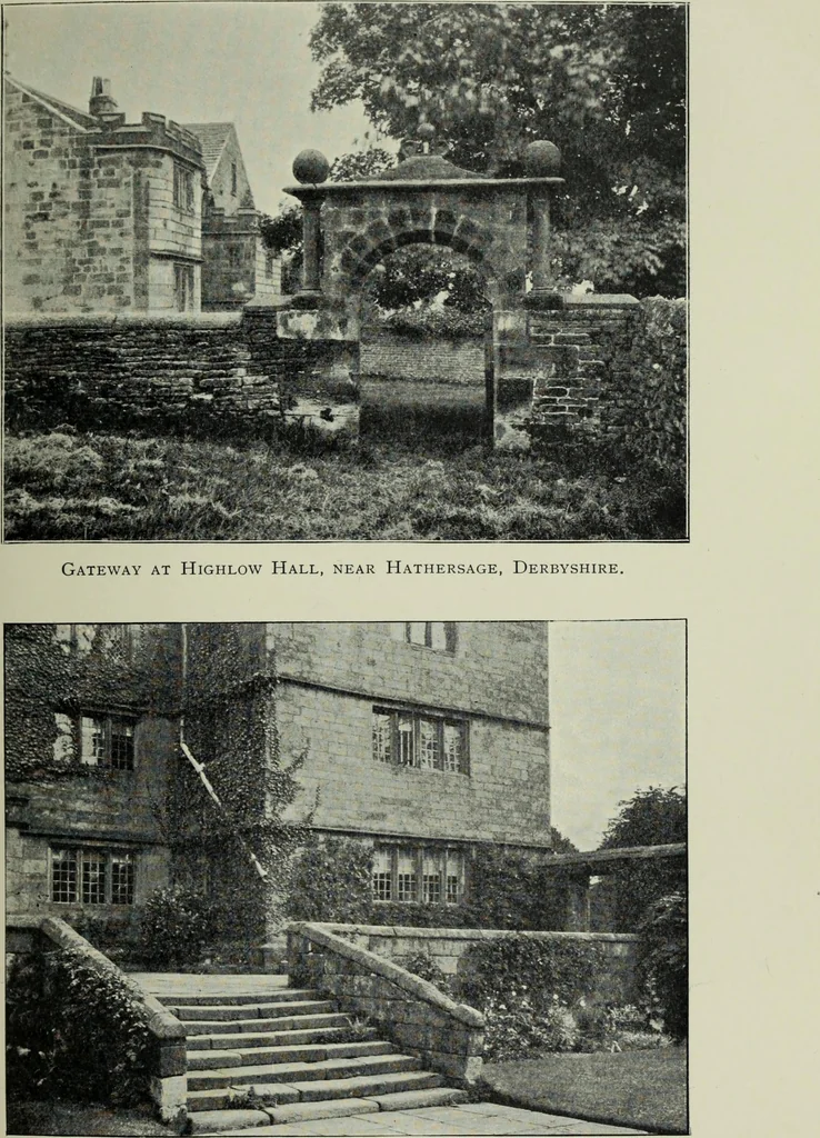 An illustration from Early renaissance architecture in England; a historical & descriptive account of the Tudor, Elizabethan & Jacobean periods, 1500-1625, for the use of students and others, 1901, leaf 243