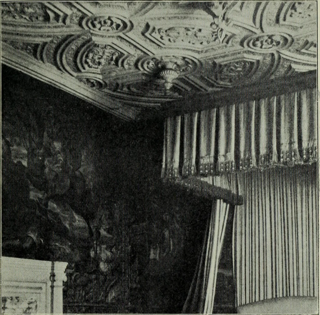 An illustration from Early renaissance architecture in England; a historical & descriptive account of the Tudor, Elizabethan & Jacobean periods, 1500-1625, for the use of students and others, 1901, leaf 255